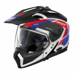 Nolan N70-2 X Grandes Alpes 26 Metal Wit Blauw Rood Multihelm -Motorrijden 5c07e72134cd5 nolan n70 2x grandes alpes rood wit blauw 026