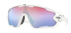 Oakley Jawbreaker Polished White Prizm Sapphire Snow -Motorrijden 672 9290 2131