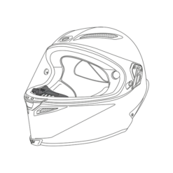 AGV Pista GP R Breath Deflector 20kit60200