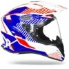Airoh Commander Boost Wit Blauw Glanzend Adventure Helm -Motorrijden Airoh commander boost white blue gloss.29