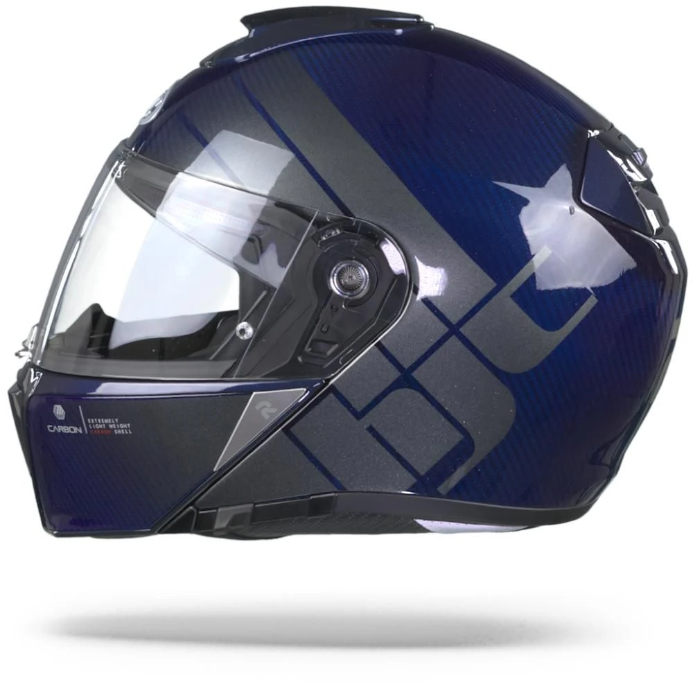 HJC RPHA 90s Carbon Balian Blauw Systeemhelm 8 HJC RPHA 90s Carbon Balian Blauw Systeemhelm - Afbeelding 6