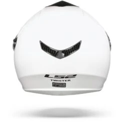 LS2 OF573 Twister II Single Mono Glanzend Wit Jethelm -Motorrijden Ls2 of573 twister II single mono gloss white.19