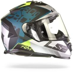 LS2 FF800 Storm Sprinter M.Zwart Zilver Cobalt Integraalhelm -Motorrijden Ls2 ff800 storm sprinter matt black silver cobalt.29