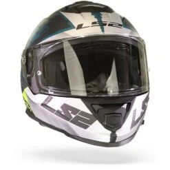 LS2 FF800 Storm Sprinter M.Zwart Zilver Cobalt Integraalhelm -Motorrijden Ls2 ff800 storm sprinter matt black silver cobalt.35