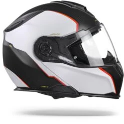 Nexx X.Vilitur Hyper-X Wit Rood Mat Systeemhelm