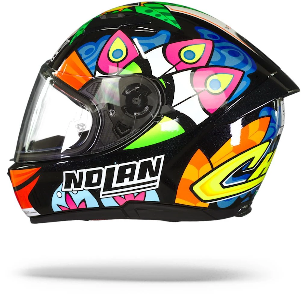 Nolan N60-6 Gemini Replica 47 C. Davies Metal Zwart Integraalhelm 6 Nolan N60-6 Gemini Replica 47 C. Davies Metal Zwart Integraalhelm - Afbeelding 4