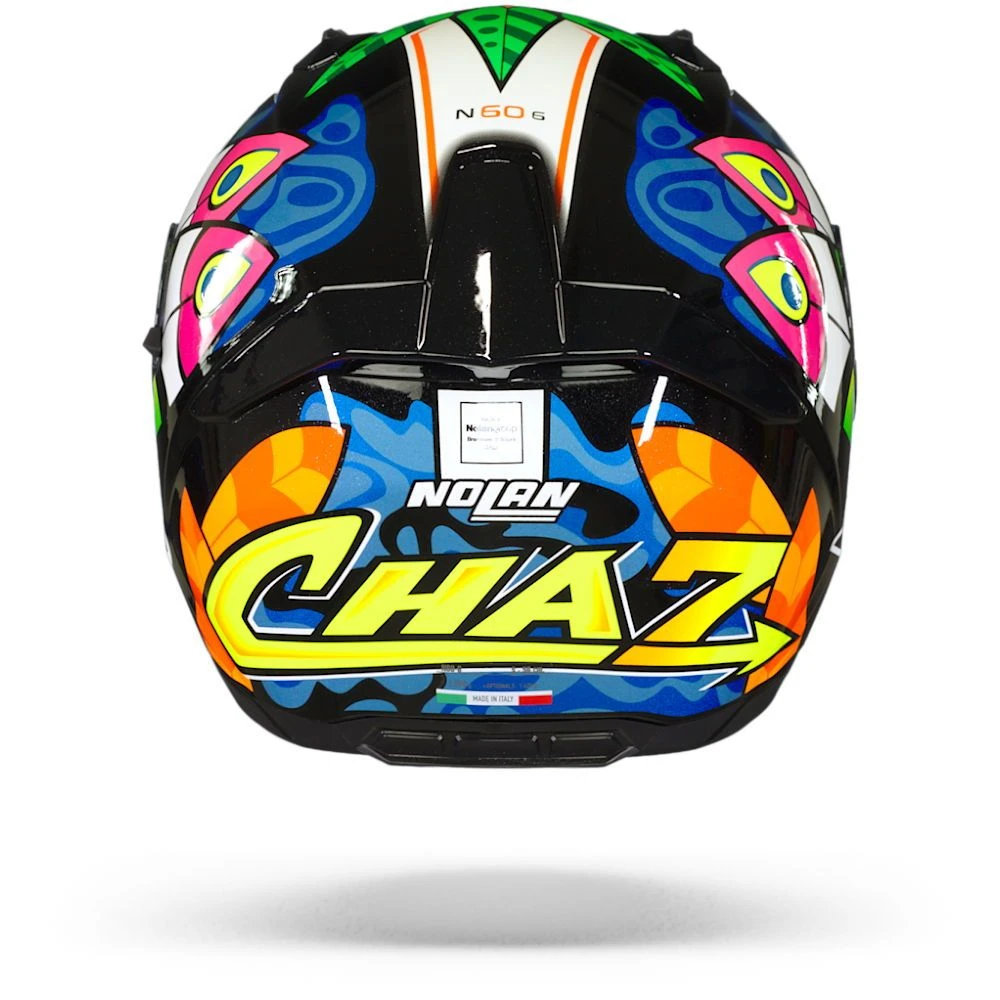 Nolan N60-6 Gemini Replica 47 C. Davies Metal Zwart Integraalhelm 5 Nolan N60-6 Gemini Replica 47 C. Davies Metal Zwart Integraalhelm - Afbeelding 3