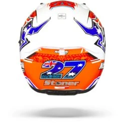 Nolan N60-6 Gemini Replica 50 C. Stoner Metal Wit Integraalhelm -Motorrijden Nolan n60 6 gemini replica 50.19