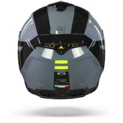 Nolan N80-8 Mandrake N-Com 48 Slate Grijs Geel Integraalhelm -Motorrijden Nolan n80 8 mandrake n com 48.19