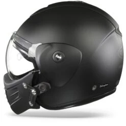 ROOF Roadster Iron Mat Zwart Zilver Jethelm -Motorrijden Roof roadster iron mat black silver.11