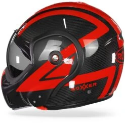 ROOF BoXXer Carbon Dart Rood Systeemhelm -Motorrijden Roof boXXer carbon dart red.11
