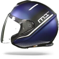 Schuberth M1 Pro Mercury Blauw Wit Jethelm -Motorrijden Schuberth m1 pro murcury blue white.11