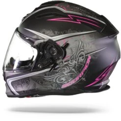 Scorpion EXO-491 Run Mat Zwart Roze Integraalhelm -Motorrijden Scorpion exo 491 run matt black pink.11