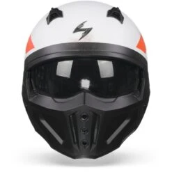 Scorpion Covert-X T-Rust Mat Wit Rood Jethelm -Motorrijden ScorpionCovert XT RustMattWhiteRedJet.01