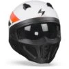Scorpion Covert-X T-Rust Mat Wit Rood Jethelm -Motorrijden ScorpionCovert XT RustMattWhiteRedJet.35