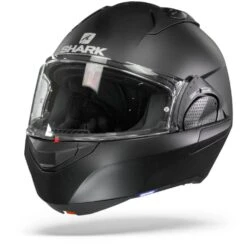 Shark Evo GT Blank Mat Zwart Systeemhelm -Motorrijden Shark evogt blank mat black.05