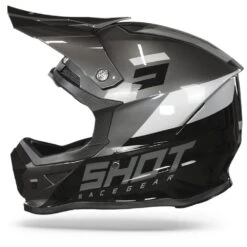 SHOT Furious Chase Zwart Grijs Glanzend Crosshelm 10 SHOT Furious Chase Zwart Grijs Glanzend Crosshelm -Motorrijden Shot furious chase black grey glossy.11