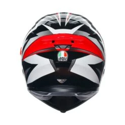 Agv K5 S Agv E2205 Multi Mplk Plasma Wit Zwart Rood Integraalhelm -Motorrijden agv k5 s agv e2205 multi mplk plasma white black red 4