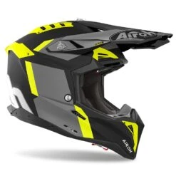 Airoh Aviator 3 Glory Geel Mat Offroad Helm -Motorrijden airoh aviator 3 glory yellow matt helmet 3