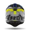 Airoh Aviator 3 Push Blauw Offroad Helm -Motorrijden airoh aviator 3 push blue helmet 2