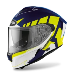 Airoh Spark Rise Blauw Geel Matt Integraalhelm