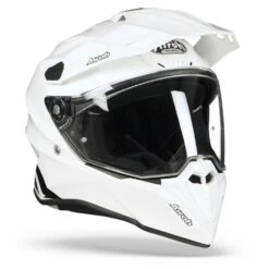 Airoh Commander Color Glans Wit Adventure Helm 13 Airoh Commander Color Glans Wit Adventure Helm -Motorrijden airoh commander color white gloss.33 1