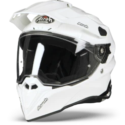 Airoh Commander Color Glans Wit Adventure Helm 10 Airoh Commander Color Glans Wit Adventure Helm -Motorrijden airoh commander color white gloss frontpage