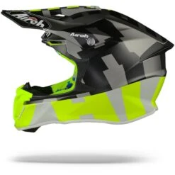 Airoh Twist 2.0 Frame Geel Antraciet Mat Crosshelm -Motorrijden airoh twist 2.0 frame yellow anthracite matt.10 1