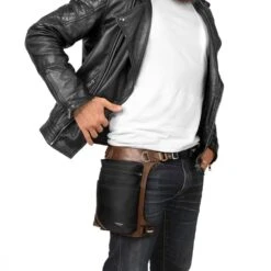 Artonvel Original Volledig Bruin Beentas -Motorrijden artonvel original brown leg bag 1