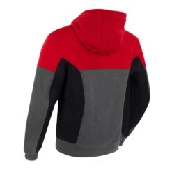 Bering Hoodiz Vented Anthracite Red Jacket -Motorrijden bering hoodiz vented anthracite red jacket 2