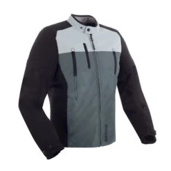 Bering Jacket Crosser Grey Black -Motorrijden bering jacket crosser grey black 1
