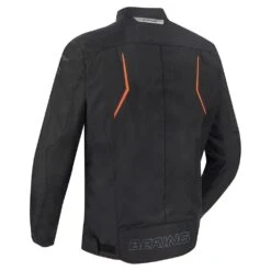 Bering Jacket Dundy Black Orange -Motorrijden bering jacket dundy black orange 2