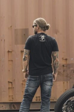 Rokker Slow Burn Black T-Shirt -Motorrijden c30102b