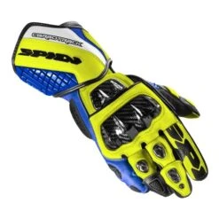 Spidi Carbo Track Evo Blauw Geel