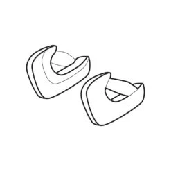 Airoh Twist/Twist 2.0 Zwart Wangkussens