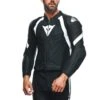 Dainese Avro 4 Leather 2Pcs Suit Black Matt Black Matt White