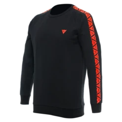 Dainese Dainese Sweater Stripes Black Fluo Red -Motorrijden dainese dainese sweater stripes black fluo red 1