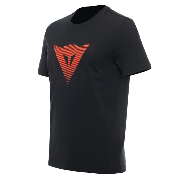 Dainese Dainese T-Shirt Logo Black Fluo Red 3 Dainese Dainese T-Shirt Logo Black Fluo Red