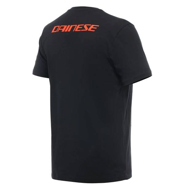 Dainese Dainese T-Shirt Logo Black Fluo Red 4 Dainese Dainese T-Shirt Logo Black Fluo Red - Afbeelding 2