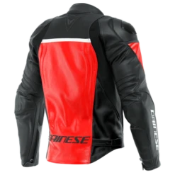 Dainese Racing 4 Leather Jacket Lava Red Black -Motorrijden dainese racing 4 leather jacket lava red black 2