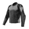 Dainese Racing 4 Leather Jacket Perf. Black Charcoal Gray -Motorrijden dainese racing 4 leather jacket perf black charcoal gray 1