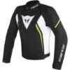 Dainese Avro D2 Zwart Wit Fluo Geel -Motorrijden dainese avro d2 tex black white fluo yellow jacket