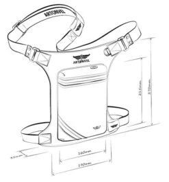 Artonvel Original Volledig Bruin Beentas -Motorrijden dessin the original sj 3