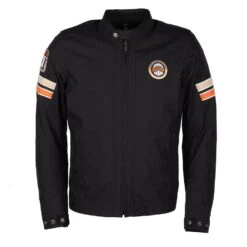 Helstons Elron Air Mesh Fabric Brown Orange Beige Jacket -Motorrijden elron technique noirorange