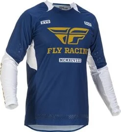 Fly Racing MX Jersey Evolution Navy White Gold 5 Fly Racing MX Jersey Evolution Navy White Gold -Motorrijden fly racing mx jersey evolution navy white gold 1