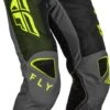 Fly Racing MX Pants Kinetic Jet Black Olive Hi-Vis -Motorrijden fly racing mx pants kinetic jet black olive hi vis
