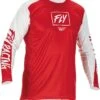 FLY Racing Lite Jersey Red White -Motorrijden fly racing lite jersey