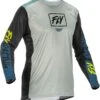 FLY Racing Lite Jersey Grey Teal Hi-Vis -Motorrijden fly racing lite jersey highvis grey 1