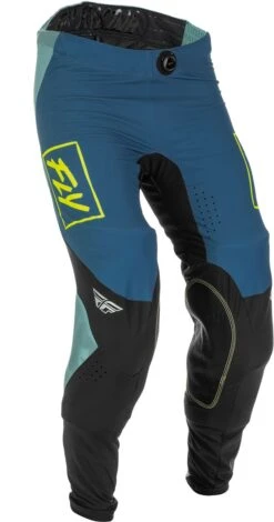 FLY Racing Lite Pants Grey Teal Hi-Vis