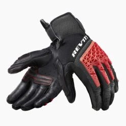 REV'IT! Sand 4 Zwart Rood -Motorrijden gloves sand 4 black red front